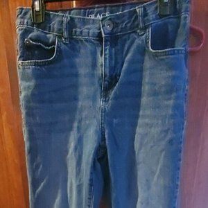 Children's Place Adjustable Waist Boy's Size 16 Blue Jeans